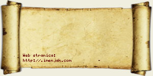 Žaklina Mićović vizit kartica